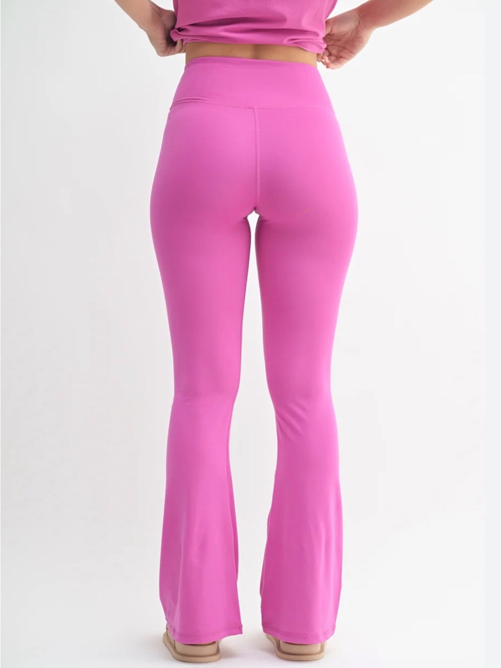Mono B Pink Flare Leggings NWT 3X